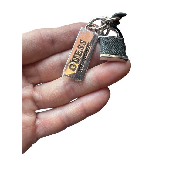 Guess Black Handbag with Logo Cross Body Detachable Strap and Tag - Picture 6 of 16